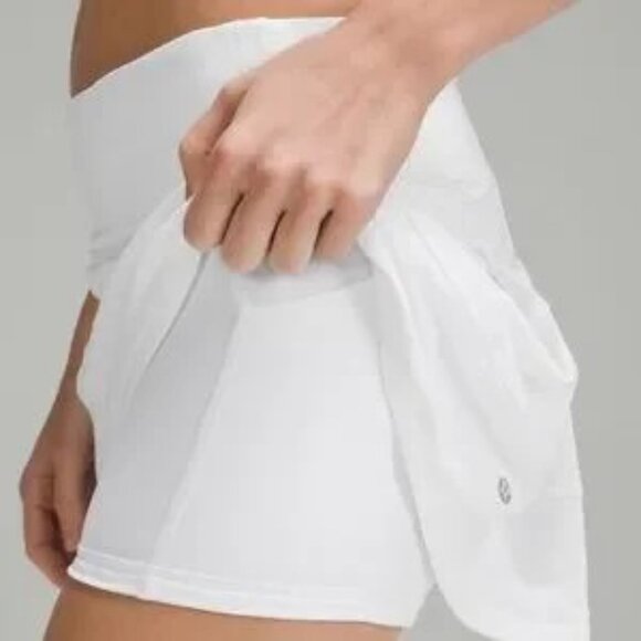 lululemon white pace rival tennis skirt - Picture 2 of 5